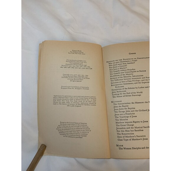 Androcles and the Lion Bernard Shaw Penguin Books 1971 Paperback Definitive Text - Picture 3 of 3